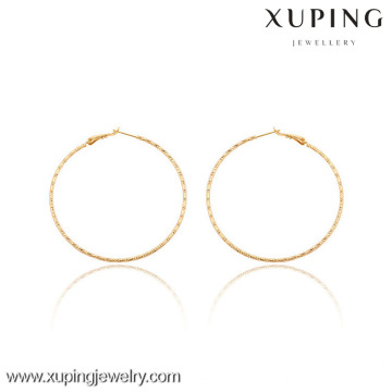 91043 Xuping Jewerly Women Simple Trendy Styles Hoop Earrings